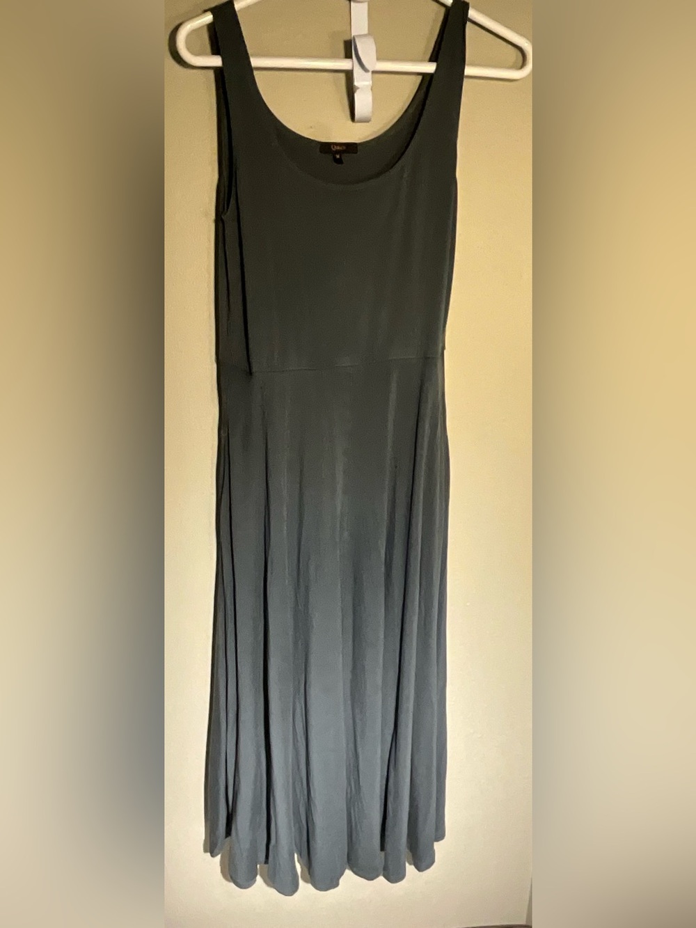 Quince Green Sleeveless Dress M 8-10